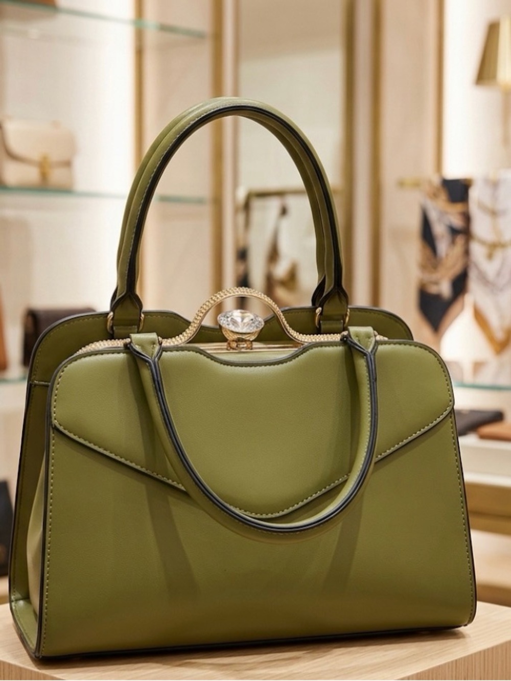 Olive Green Handbag